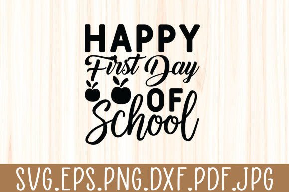 Back to School Teacher Student Happy SVG
