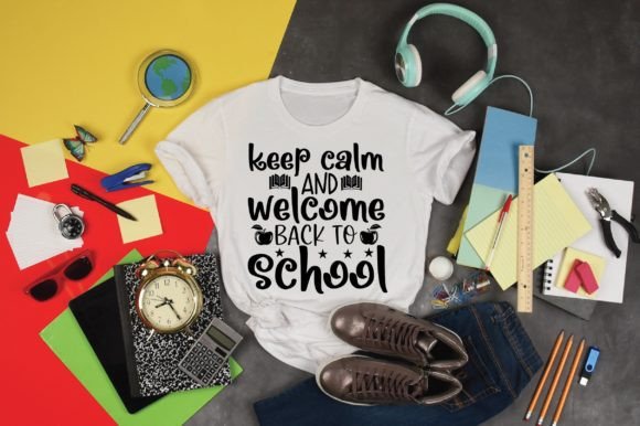 Keep Calm and Welcome Back to School SVG: A Versatile Design for Every Creator