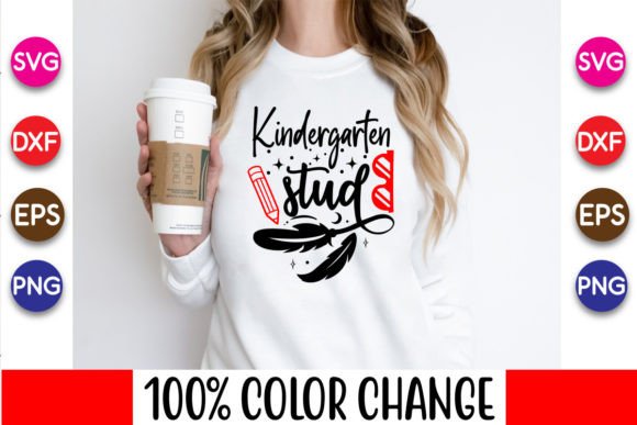 Kindergarten Stud SVG Back to School SVG: A Versatile Design for Creative Projects